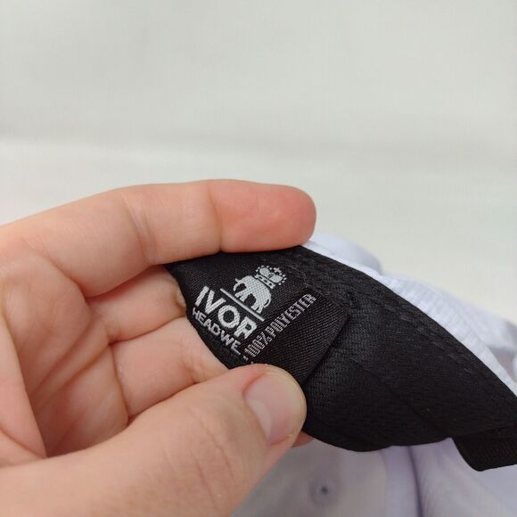 Albertson's Boise Open Presented Chevron Slideback Hat White OS Ivory Headwear - Picture 9 of 9